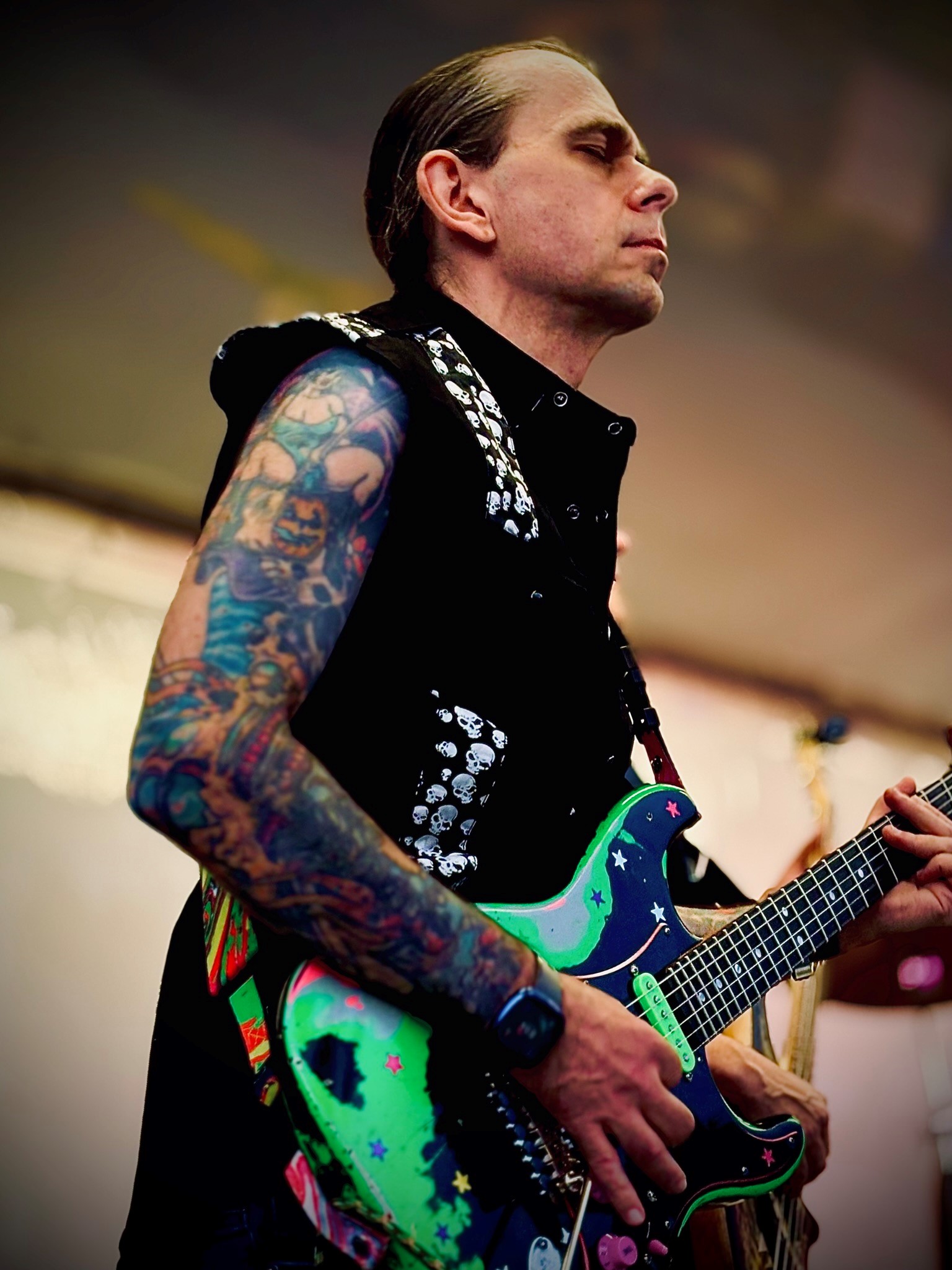 Robert Scott Conroy on guitar